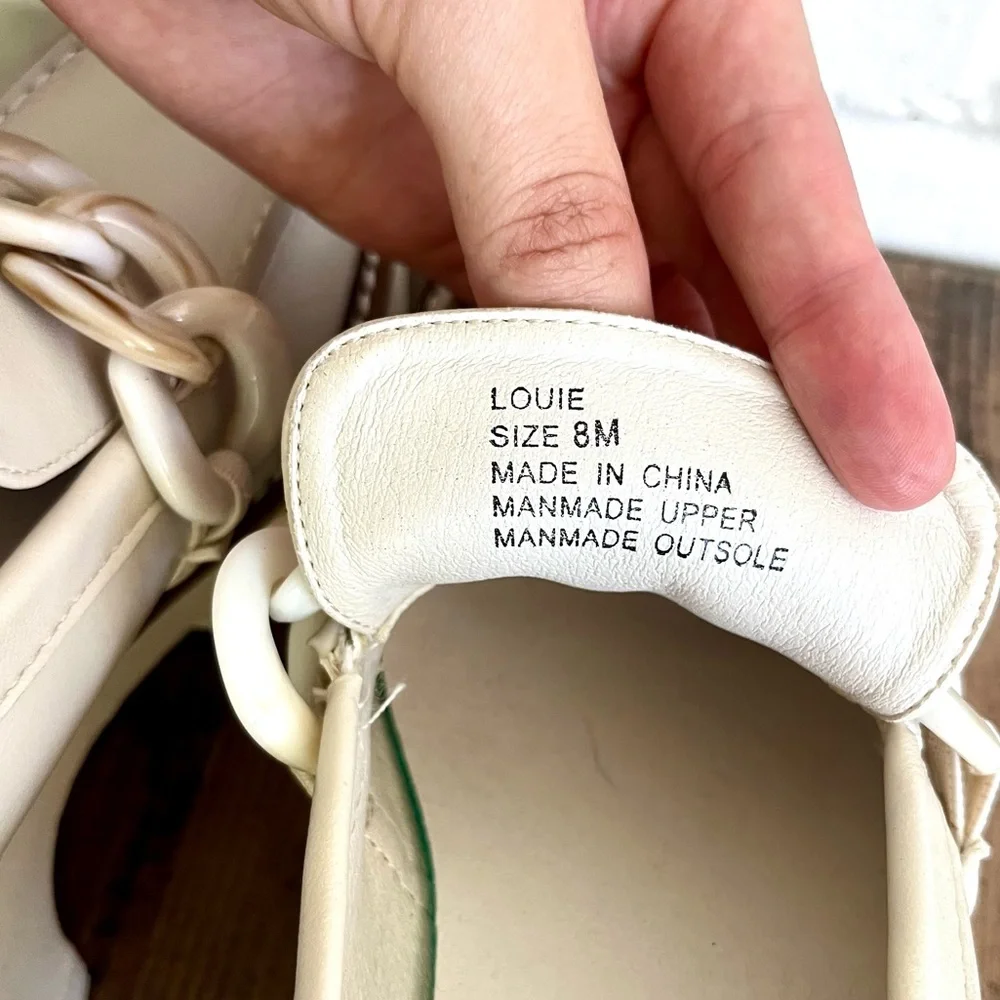 Coconuts by Matisse Louie Platform Loafers in Cream, SZ 8 EUC - Picture 9 of 9